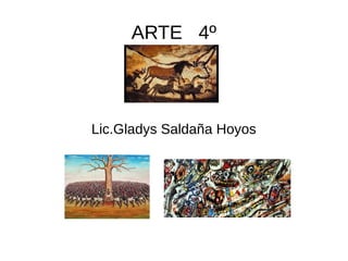 ARTE 4º
Lic.Gladys Saldaña Hoyos
 