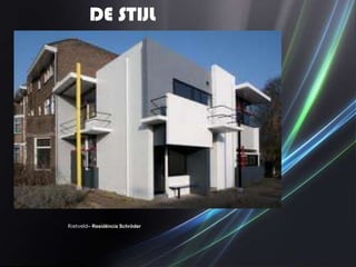 DE STIJL




Rietveld– Residência Schröder
 