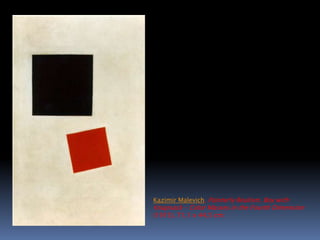 Kazimir Malevich, Painterly Realism. Boy with Knapsack – Color Masses in the Fourth Dimension (1915), 71,1 x 44,5 cm: