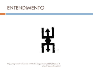 ENTENDIMENTO http://negromostraatuaface-atividades.blogspot.com/2009/09/aula-2-arte-africanaadinkra.html 