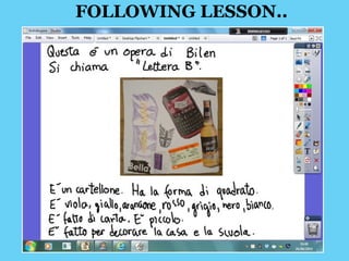 FOLLOWING LESSON.. 
 