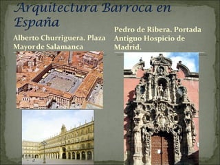 Pedro de Ribera. Portada Antiguo Hospicio de Madrid. 