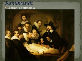 Lección  de anatomía 