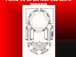 Plano de la capilla del santo
          sudario
 