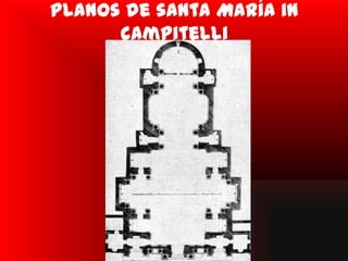 Planos de santa María in
      campitelli
 