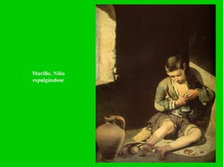 Murillo. Niño espulgándose 