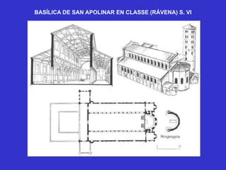 BASÍLICA DE SAN APOLINAR EN CLASSE (RÁVENA) S. VI
 