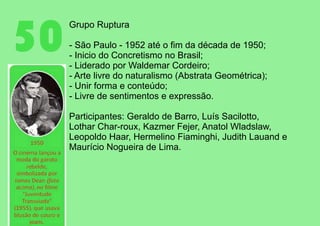Arte brasileira: Bienais e Concretismo