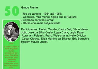 Arte brasileira: Bienais e Concretismo