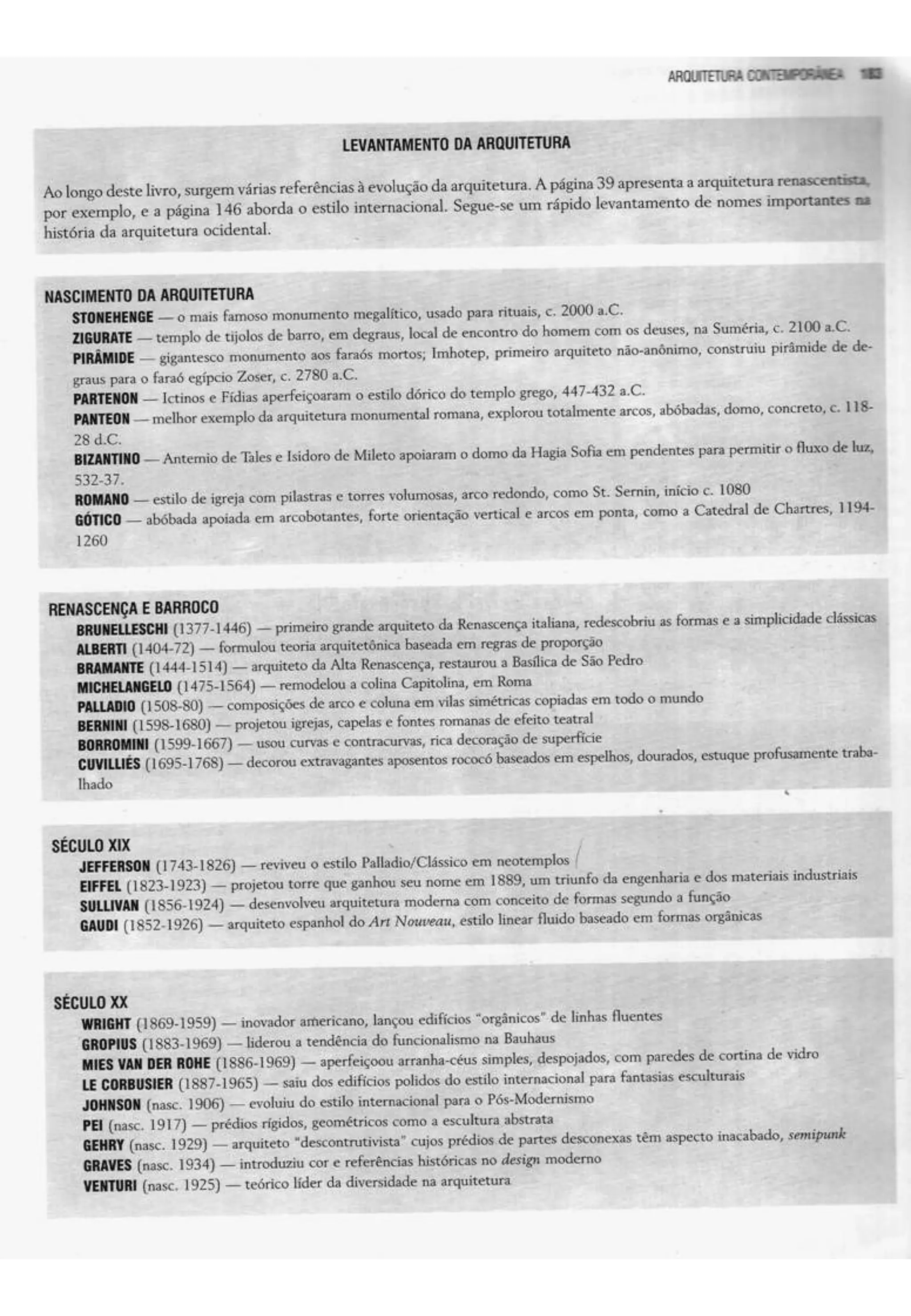 Arte comentada, da pré história ao pós-moderno