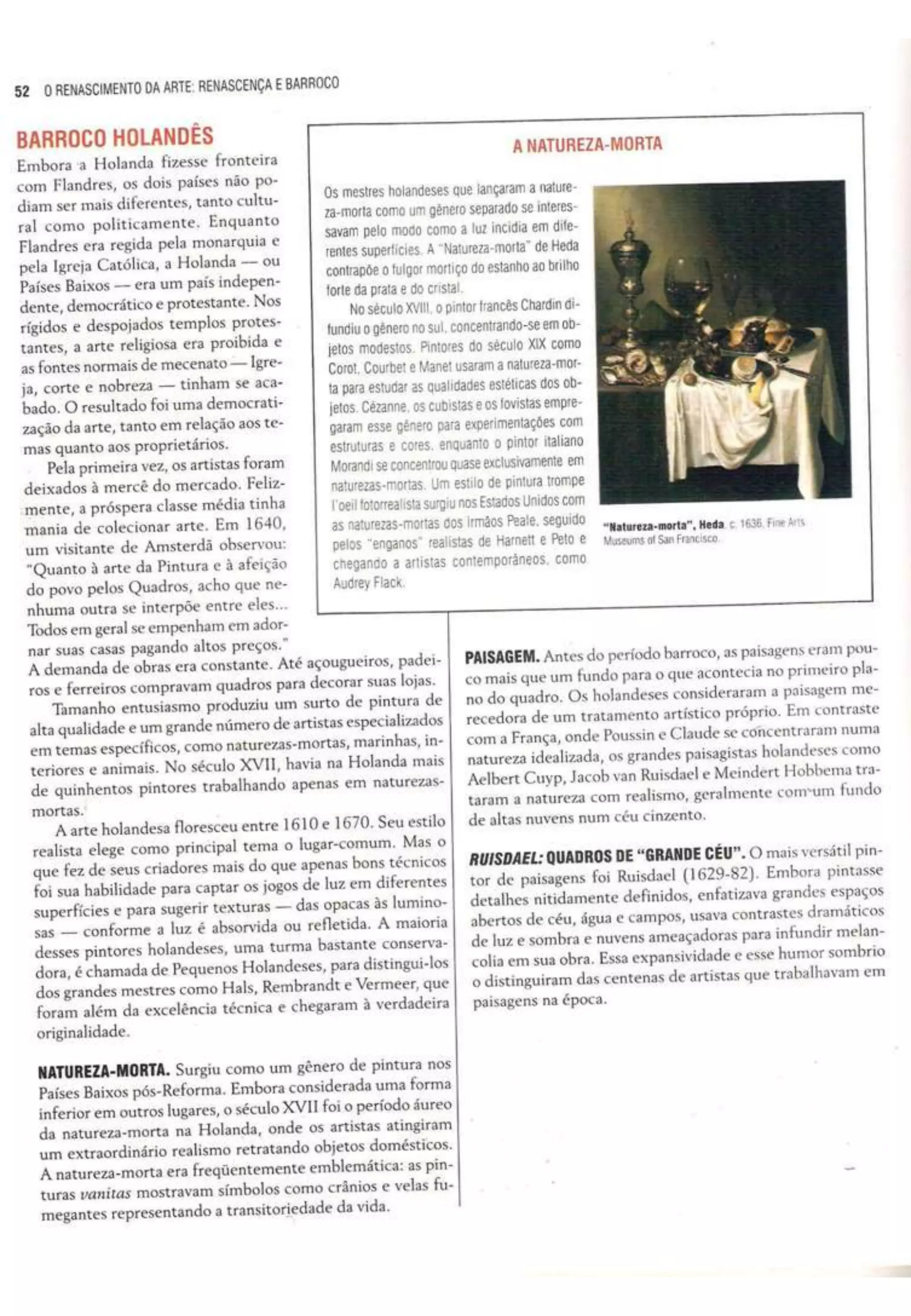 Arte comentada, da pré história ao pós-moderno