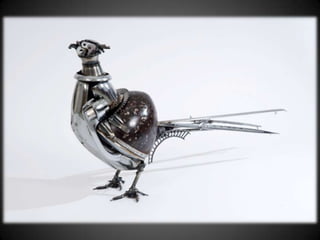 Arte com peças de automóveis