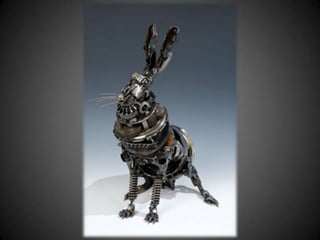 Arte com peças de automóveis