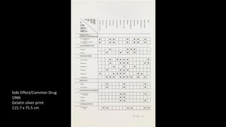 Side Effect/Common Drug 
1966 
Gelatin silver print 
115.7 x 75.5 cm 
 