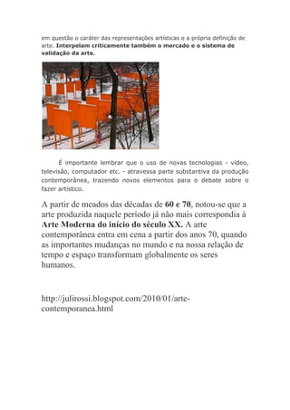 Arte contemporanea 2