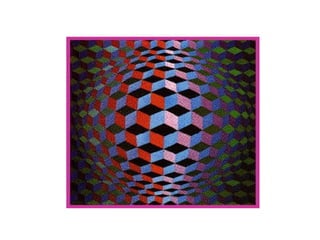 OP ART - 1950 VITOR VASARELY – 2197 CHEVY 