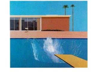 David Hockney,  o mergulho 