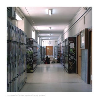 Fine Arts Faculty at Madrid’s Universidad Complutense, 2007. Photo: Natalia Maya / telegrama
 