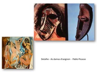 Detalhe - As damas d'avignon - Pablo Picasso
 