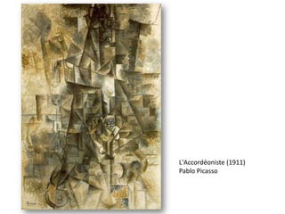 L'Accordéoniste (1911)
Pablo Picasso
 