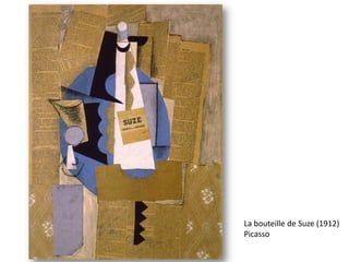 La bouteille de Suze (1912)
Picasso
 