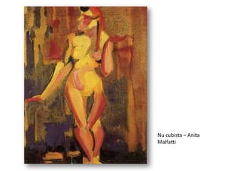 Nu cubista – Anita
Malfatti
 