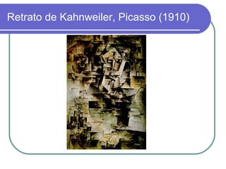 Retrato de Kahnweiler, Picasso (1910) 