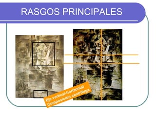 RASGOS PRINCIPALES Eje vertical-horizontal Composición centrífuga 