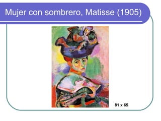Mujer con sombrero, Matisse (1905) 81 x 65 