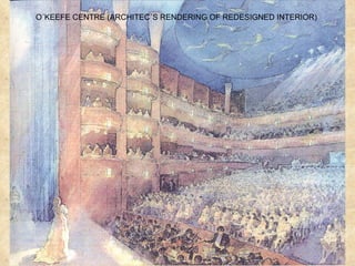 O´KEEFE CENTRE (ARCHITEC´S RENDERING OF REDESIGNED INTERIOR) 