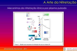 A Arte da Nitretação
    Mecanimos da nitretação iônica por plasma pulsado




Universidade Mackenzie - 2011
 