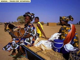 SENEGAL – TRAJES COM  ESTAMPARIA 