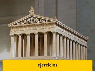 Época helenística
Laocoonte
• Se desarrolla a partir del siglo
IV a.C. tras la disolución del
Imperio de Alejandro Magno.
• Características:
• Figuras muy expresivas y
realistas
• Movimiento violento y
exagerado de las figuras
• Se representan todo tipo de
figuras: feas, desagradables,
etc.
 