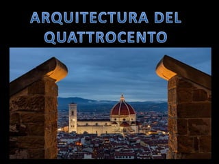 Arte del renacimiento. Arquitectura