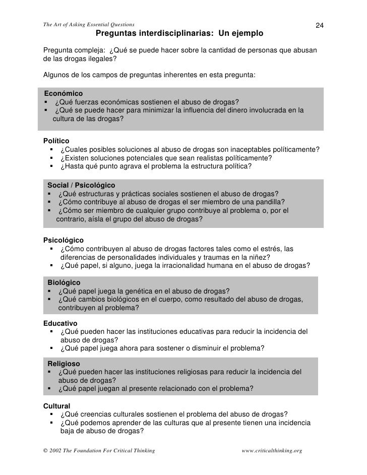 the foundation for critical thinking asking essential questions the foundation for critical thinking asking essential questions
