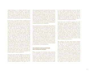 market, returning us to a triadic world that escapes           most damaging precisely in assuming that social actors        to survive without protectionist measures, whereby
the dichotomy between the public or state sphere               can operate without the influence of class. The other         the state sought to shield them from the competi-
and the market or private sphere. The Third Sector             main criticism is that the notion of a Third Sector is a      tion typical of a globalized economy. These crises in
therefore conceives of public life from the perspec-           product of neoliberal ideology, and that in accordance        turn had severely adverse social effects, such as an
tive of integration: public life is not limited to the state   with that ideology it is an attack on the structures of the   alarming rise in the rate of unemployment. Monetary
sphere, and private actors do not necessarily have to          state, which it is designed to demolish, while exempting      stabilization had gradually been achieved since the
be bound to the particularistic interests of the market.       the state from any responsibility for social problems         middle of the decade, but in exchange the signs of
                                                               and at the same time undermining social security and          social destabilization were gathering apace.
In this sense, it is possible to draw a parallel between       other progressive benefits won by society as a whole by
the idea of public life that is central to the Third Sector    converting them into mere services provided by private        These were years of vigorous expansion by neolib-
and the idea of vita activa advocated by civic human-          enterprise instead of civic entitlements.                     eral ideology in ample segments of Brazilian society.
ists in Italy in the early fifteenth century. They saw                                                                       This ideology appeared to be corroborated by the
public participation as the only way to avoid tyranny,         These criticisms deserve consideration. The problem of        bankruptcy of the state, asphyxiated as it was by a
the worst of all the evils experienced by Italian              neoliberalism and its role in the emergence of the Third      bureaucratic apparatus that had grown to monstrous
city-states in the fourteenth and fifteenth centuries          Sector will be discussed in a moment. The question            proportions during the military dictatorship, which
– hence their concern to address in their writings             of whether the state is or should be responsible for          put in place the shadow of a welfare state shored up
not just rulers and magistrates but all their fellow-          addressing social problems is a serious one and can-          by foreign loans. The situation was made worse by
citizens, in an effort to encourage ordinary people            not be treated as mere ideological argumentation.             systemic corruption. The results of this failure of the
to take an interest in public affairs. But the writings        However, an important point must be emphasized                state were felt especially in the social sphere, including
of these humanists contained an idea of public life            here: what the Third Sector effectively seeks to bring        a sharp fall in the quality of essential public services
that was not confined to the state and the state ap-           about is a new paradigm for public action, a paradigm         (mainly health and education), a crisis in social security
paratus – indeed, these elements were not yet fully            better suited to the complex organization of society in       and pensions, a rise in violent crime, and the social
formed at that time. The social forces that enabled            today’s world and less bound up with the structures           effects of deficient infrastructure.
the centralized state to emerge in the modern era              created during the modern era. Most criticisms of the
undeniably limited the idea of public life by identify-        Third Sector still focus on those structures and ignore       The emergence of a great many initiatives aligned
ing the public sphere with the state, in an ideological        the multiplicity of actors that have now been included        with the Third Sector during this period, alongside
move of key importance in making the new type of               in the dynamics of social phenomena.                          the growth of non-governmental organizations
social and political system viable. This identification                                                                      whose activities were sustained in one way or an-
has more recently been contested, as more people                                                                             other by private enterprise in accordance with the
and groups become aware of the increasingly evi-               THE CONTEXT IN WHICH ASSOCIAÇÃO                               concept that became known as “Corporate Social
dent hypertrophy of the state and of how much has              ARTE DESPERTAR EMERGED                                        Responsibility”, or CSR, gave many critics an op-
been lost owing to this constraint on participation by                                                                       portunity to conclude that the activities of the Third
broader strata of society in public life.                      When Associação Arte Despertar began operating,               Sector were a result of straightforward application of
                                                               in 1997, Brazil was at a particularly complex juncture        neoliberalism. For these critics, neoliberalism sought
Among the main criticisms addressed to the idea of             in its history. The external context was that of glo-         to restructure production so as to make employment
the Third Sector, two are especially relevant. The first       balization, as already mentioned, in which economic           precarious and maximize profit. It also wanted to re-
contests the very existence of a third social sphere with      relations were making the borders between the na-             form the state so as to exclude it from the treatment
autonomy from the state and capital. For these critics,        tional and the transnational increasingly tenuous. In         of social problems, given the high cost of state-spon-
this is an ideological construct designed to discourage        negative terms, this situation caused crises in seg-          sored solutions to such problems. The Third Sector,
effective political participation. They argue that it is       ments of domestic manufacturing that were unable              they argued, served to supply these needs in areas




                                                                                                                                                                                          8 I 9
 