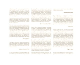 nificant progress by starting to keep track of how               keep going. The next step was to submit projects for       appropriateness to your household or individual
these resources are used. And they’ve found ways                 approval of tax incentives under the Rouanet Law,          budget, and its durability.
of inserting people into these projects. It’s good for           so that companies could deduct investment in social
a company’s brand, out there on the front line, and              projects from their tax liabilities. Then came prod-                                     Heloisa Guarita Padilha
it’s good for the company’s self-esteem as well. (...)           uct marketing. This is the best part. Arte Despertar
Businesses now consider these issues to be part of               is actually an enterprise through which products are
their corporate goals.                                           sold, so you have a meeting of interests between           If you put all your eggs in one basket, you can find your-
                                                                 the Third Sector and private enterprise. (...) This        self in trouble: what will you do if a partner decides to
These resources were allocated to the community                  product interests me because I buy the product as a        move out? So you often lose them, and the worst worries
and had a direct impact on the people there. So the              business proposition. It’s business but at the same        are when an agreement comes up for renewal. The suf-
project wasn’t confined to promoting culture, which              time it’s a non-profit. I think that’s the most impor-     fering of finding yourself without funds happens every
is essentially what the Rouanet Law is for, but had a            tant driver of sustainability for the Association.         year, it’s normal. You build credibility once the investors
broader social impact.                                                                                                      see results and realize they’re participants, once they see
                                                                                         Dario Ferreira Guarita Neto        positive results from partnering with the organization.
From then on we were invited to make presentations
about our partnership and about details of the project.                                                                                                               Valdir Cimino
I had an opportunity to participate alongside Arte Des-          When I make a donation to a hospital, for example,
pertar in two presentations we made to introduce the             the money is allocated to a specific use. We thought
project to other firms. People were surprised by this            of ways to make this feasible for Arte Despertar. We       They’re people who came from the business world
approach to using the incentives offered by the law at           set up a specific fund, part of which was to be for        and brought into the organization a valuable network
that time. It was a special moment. It was easy for you          use by the Association, part of the income earned. It      of contacts. Very significant support soon came out
to join a project like that. I think this question of using      was to be a fixed amount that didn’t depend on fluc-       of that. However, although the support is very strong,
tax breaks via that project serves as an example. It sets        tuations in the fund’s returns. This worked well, with     there are no guarantees they’ll stay around for long. At
an example that is still valid now, nine years later. It’s a     two withdrawals per year. It’s an important source of      that time the issue was how to make this sustainable.
project that has validity in the present. It’s still a symbol.   funding for Arte Despertar and we’re committed to          How could the organization divide up the eggs and
                                                                 this allocation on an ongoing basis.                       baskets better, given that it had only one or two ma-
                                         William Malfatti                                                                   jor sponsors. Most of the budget was centralized with
                                                                 First and foremost, the model has to be sustainable.       one or two sources of funding. So that was a concern:
                                                                 It’s no use earning a big salary and wanting to donate     you have this basket and if it should fall and break
The biggest difficulty we faced was coming away                  three-quarters because it won’t work. It has to be re-     all the eggs, sustainability would be a major problem.
from several contacts with our hands empty. We also              alistic in terms of your budget. So for the model to be    That was when I was called in to take a look at the
had successes, but to some extent it was frustrating             sustainable, a fixed amount has to be stipulated. In ad-   problem. Sustainability is not simply a financial mat-
to be doing such marvelous work and not being able               dition, the fund can’t invest aggressively. In terms of    ter. It involves a number of other issues that have to
to find an investor.                                             longevity it has to be moderate, which means aiming        be combined if the organization is to be sustainable.
                                                                 for a reasonable return without too much risk. That
                             José Ferraz Ferreira Filho          way you guarantee a certain income and an agreed per-                                              Rogério Magon
                                                                 centage is withdrawn for use by the Association.

As far as sustainability is concerned, initially the idea        This is why the structure has to be conservative. The      It was a successful process of raising awareness in
was to find a sponsor so that Arte Despertar could               amounts may be large or small. What matters is its         preparation for decentralization, because Regina cen-
 