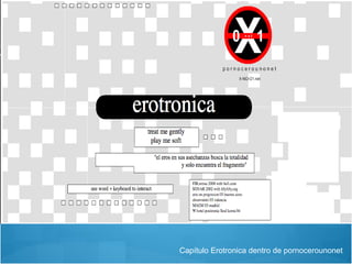 Capítulo Erotronica dentro de pornocerounonet 