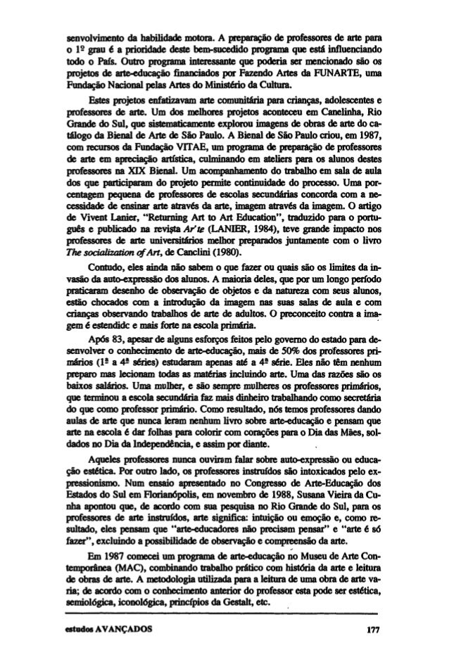 Artigo arte