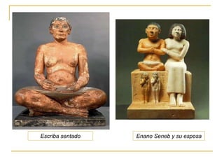 Escriba sentado Enano Seneb y su esposa 