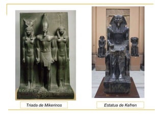 Triada de Mikerinos Estatua de Kefren 