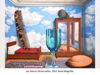 Les Valeurs Personnelles. 1952. René Magritte.
 