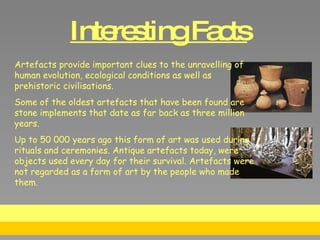 Artefact presentation | PPT