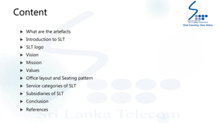 Artefacts of SLT | PPTX