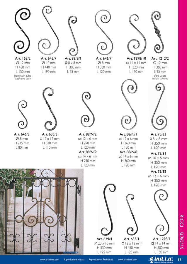 Arteferro catalogue compendium PDF Manufacturing Industry Industries