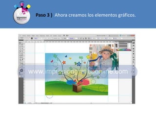 Paso 3 )  Ahora creamos los elementos gráficos.