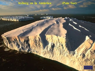 Iceberg  en  la  Antártica  (Polo  Sur) 