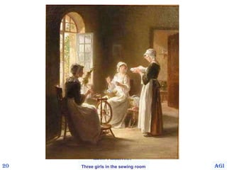 20 Leon   Perrault   Three girls in the sewing room Agi 