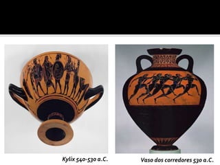 Kylix 540-530 a.C. Vaso dos corredores 530 a.C.
 