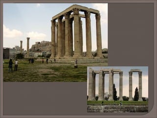 Com Base
Fuste cilíndrico
estriado e
muito trabalhado
Capitel com volutas e
folhas de acanto
Arquitrave
(dividida)
Friso, muito decorado
com relevo
 